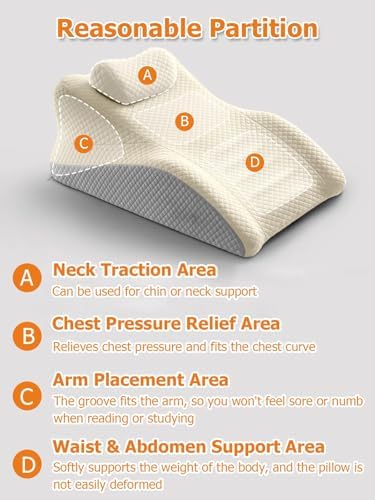 JYHHCYS Prone Pillow for Sleeping and Reading