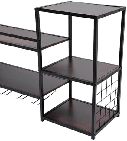 5-Tier Wall Mounted Wine Rack for 40 Bottles