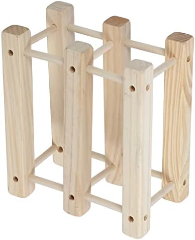 Pssopp Freestanding Wine Rack with 3 Tiers