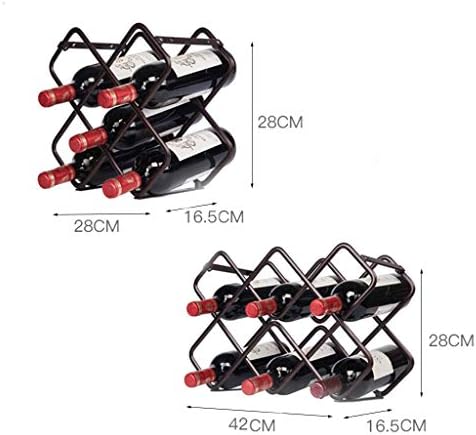Freestanding Wine Rack 5 or 8 Bottles Space Saver