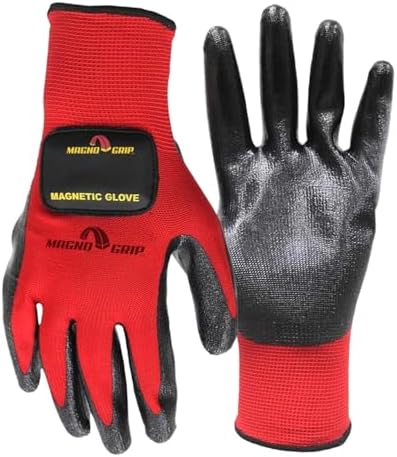 MagnoGrip 2-Pair Nitrile Gloves with Magnetic Storage