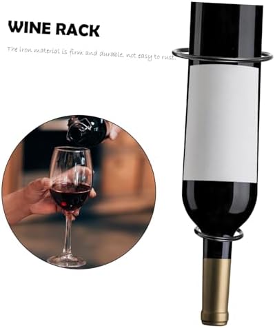 PRETYZOOM 6pcs Iron Wine Rack Display Holder