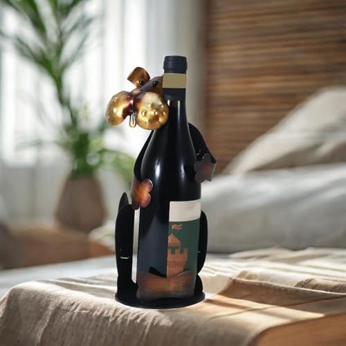 Yajuyi Dog Wine Rack Holder Storage Organizer
