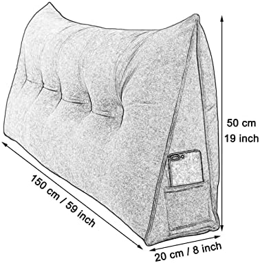 Karnado Extra Large Reading Pillow with Back Support 1