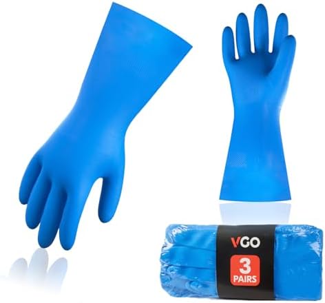 Vgo Reusable Heavy Duty Nitrile Gloves