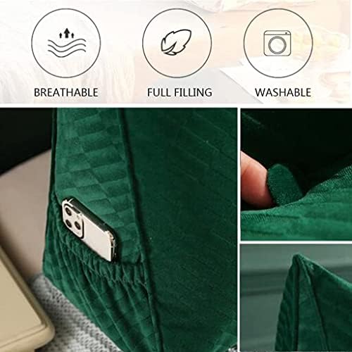 YOODODO Triangular Wedge Pillow for Reading and Back Support