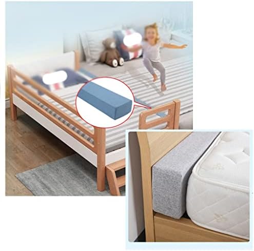 Dark Brown Bed Gap Filler Pillow Cushion 20X15X50cm
