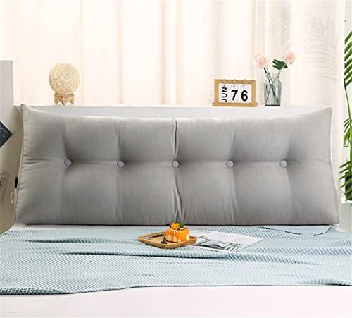 Triangular Headboard Pillow with Removable Cover for Bed and Dorm