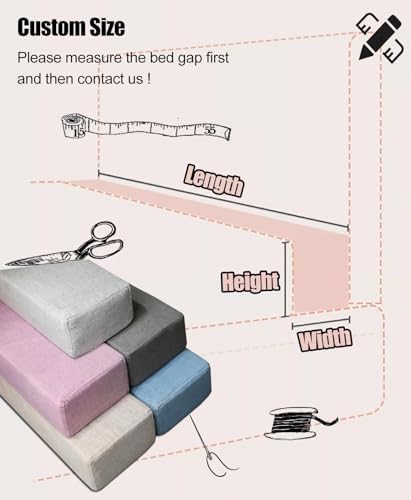 79 Inch Mattress Extender with Thick Pillow Stopper
