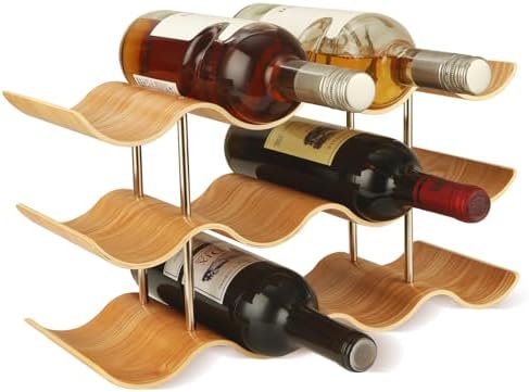 ABuff 3 Tier Wine Rack 12 Bottle Holder Stand