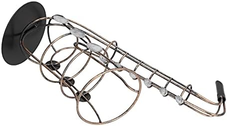 XPSSJMU Tabletop Wine Rack Metal Figurine Decor