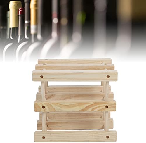 Pssopp Freestanding Wine Rack with 3 Tiers