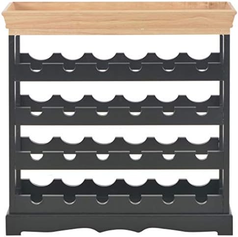 YITHOPI Freestanding Wine Rack Black 276x89x278
