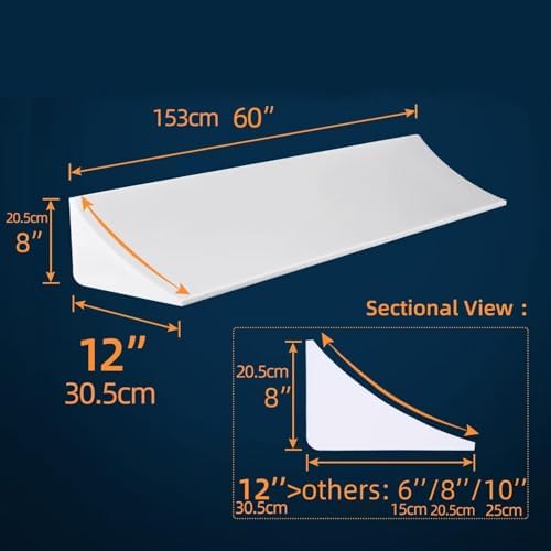 Fonowx Mattress Gap Filler with Side Pocket