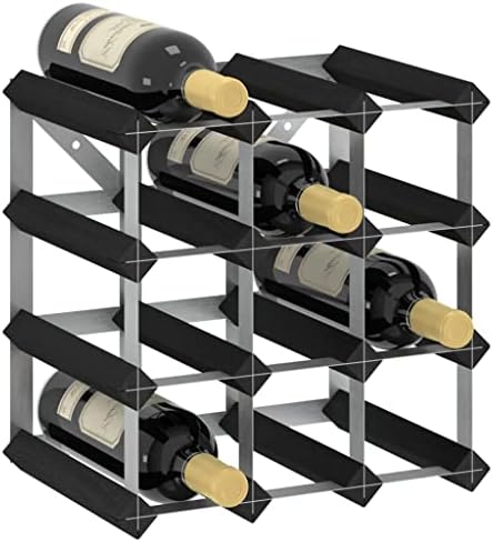 vidaXL Solid Wood Wine Rack for 42 Bottles