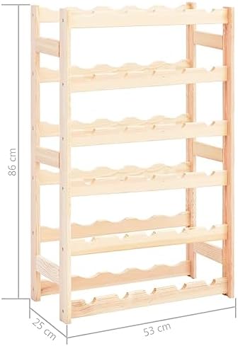 YAFF 30 Bottle Freestanding Wine Rack - Beige