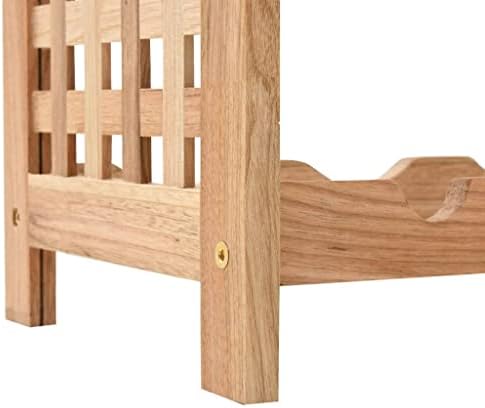 Aisifx 25-Bottle Wine Rack Solid Walnut