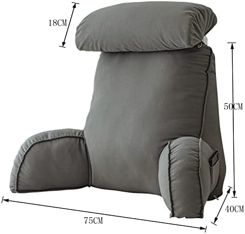 SARUEL Reading Pillow with Arm Support and Detachable Neck Roll 1