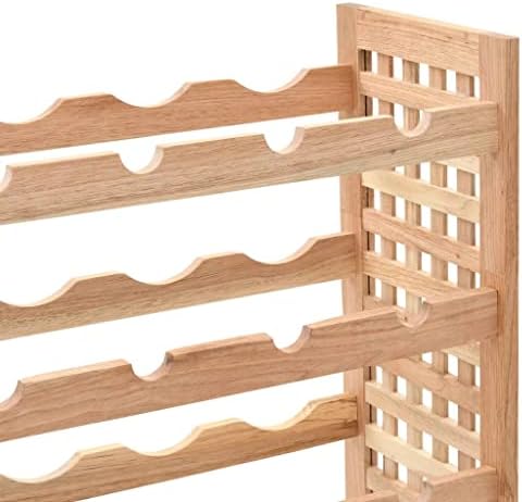 Aisifx 25-Bottle Wine Rack Solid Walnut