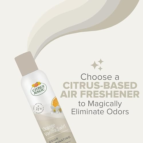 Citrus Magic Odor Eliminating Spray Orange-Vanilla 3-Ounce Pack of 3
