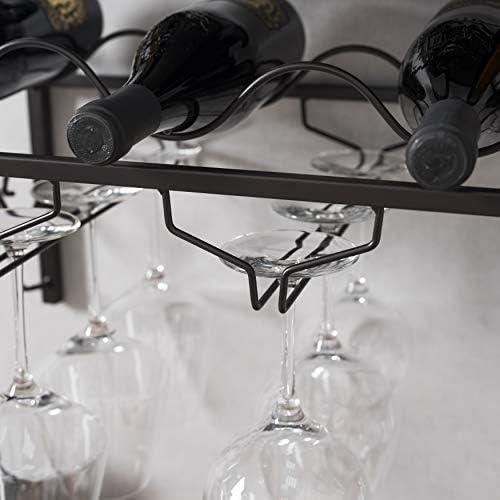 Home Zone Living Wine Rack - Freestanding 6-Bottle Storage