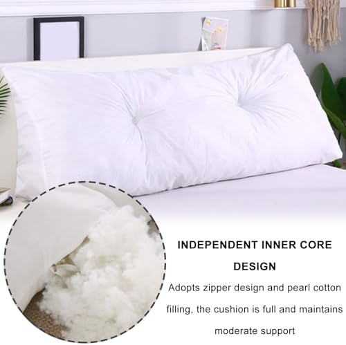 Soft Triangular Headboard Pillow with Removable Cover
