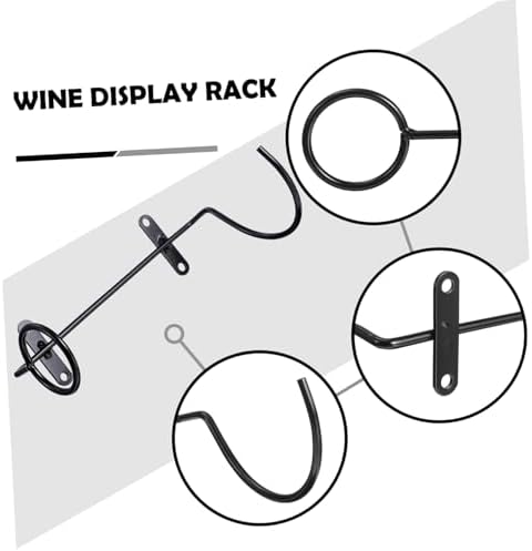 Cabilock 6Pcs Wall-Mounted Wine Rack 1