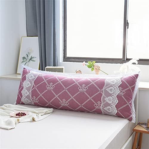 ZZYK Fleece Reading Pillow Large Bolster Cushion