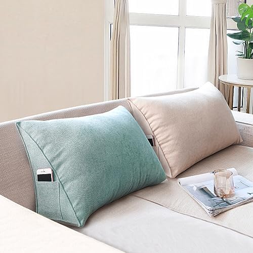 UEncounter Velvet Back Support Pillow with Storage Pocket 1