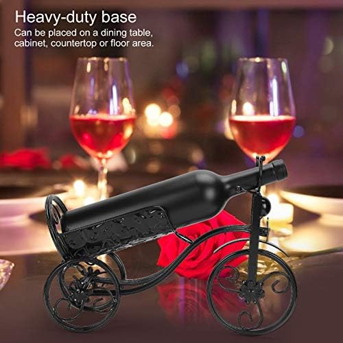 Gavigain Tricycle Wine Rack Stand Black