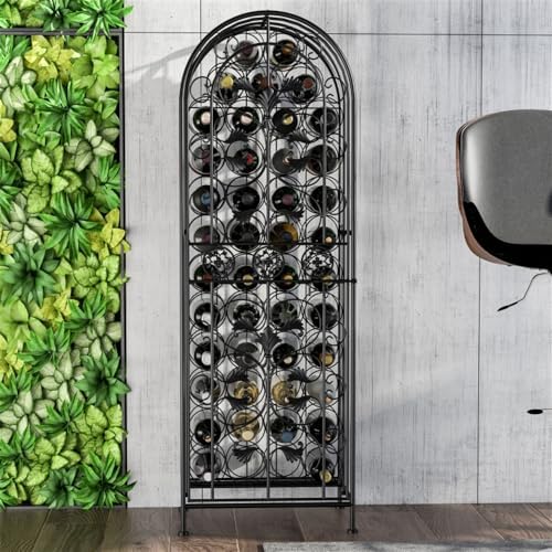 DESIGNSCAPE3D Wine Rack Cabinet - Secure 45-Bottle Storage