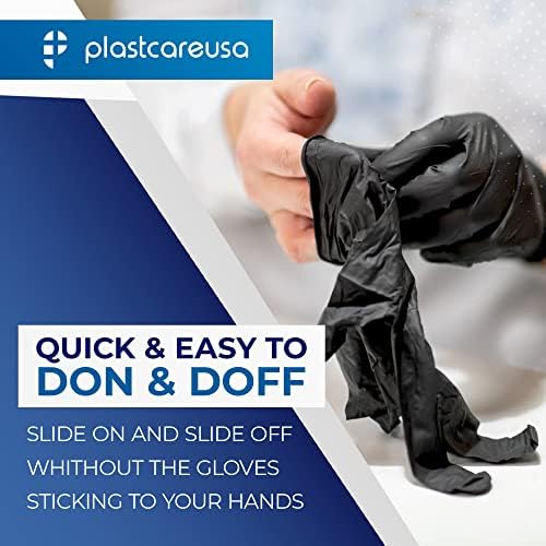 PlastCare USA 1000 Nitrile 35 Mil Exam Gloves Powder Latex Free