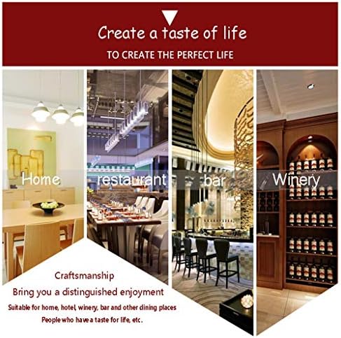 ZJDYDY Wall-Mounted Wine Rack with Adjustable Height 1