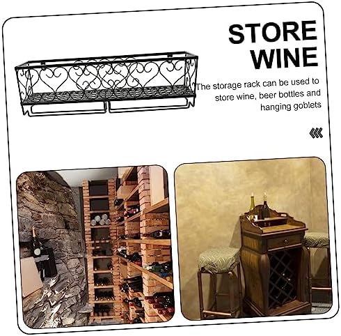 NAMOARLY Wall-Mounted Wine Rack Organizer