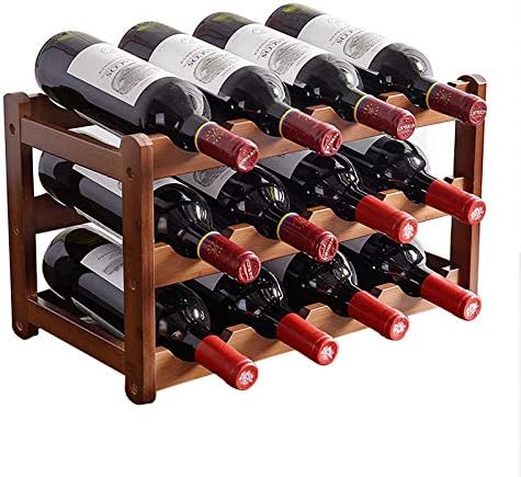 Stylish 3-Tier Wine Rack for Home Bar and Kitchen
