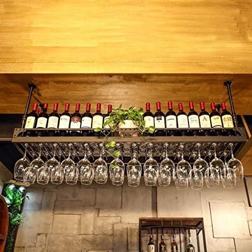 Adjustable Height Black Wine Rack Wall Holder