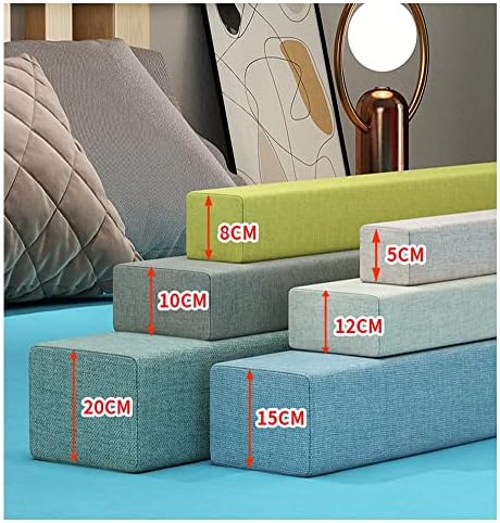 Long Bed Gap Filler Support Pillow Beige 20X8X80cm