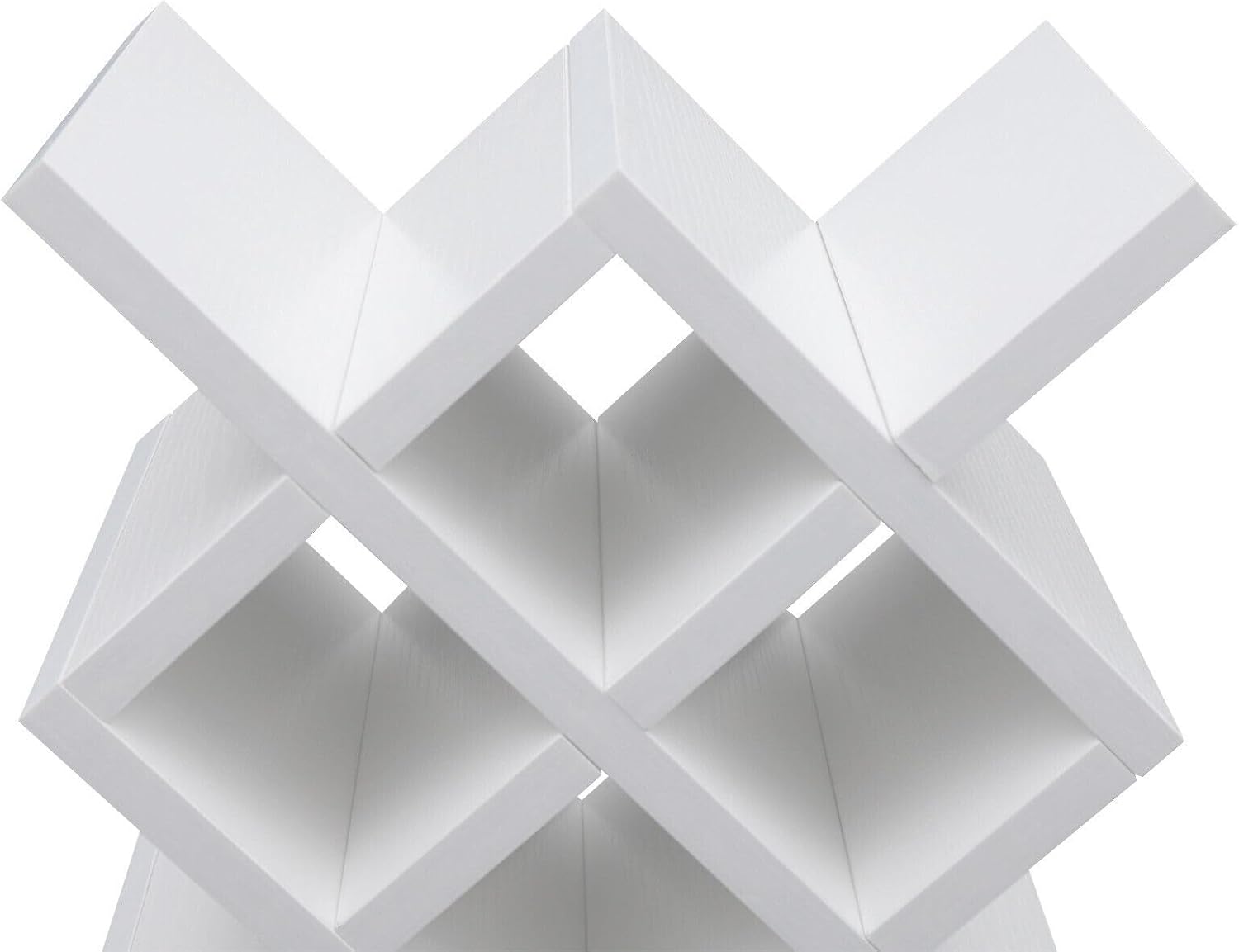 PiaoCaiYin Wall-Mounted Wine Rack 10 Grids