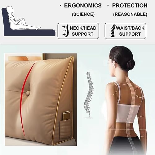 COZMAX Queen Headboard Pillow with Back Support