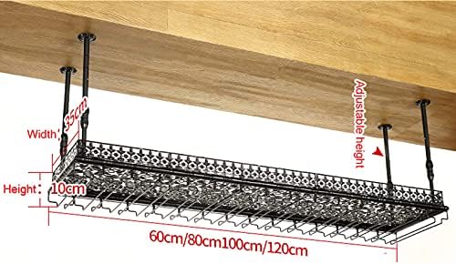 AZMANI Adjustable Metal Wine Rack Bronze 30-60cm