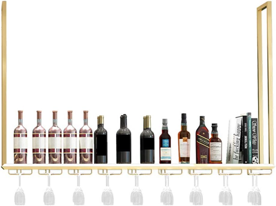 Suuim Wall-Mounted Wine Rack Durable Metal Wine Bottle Holder