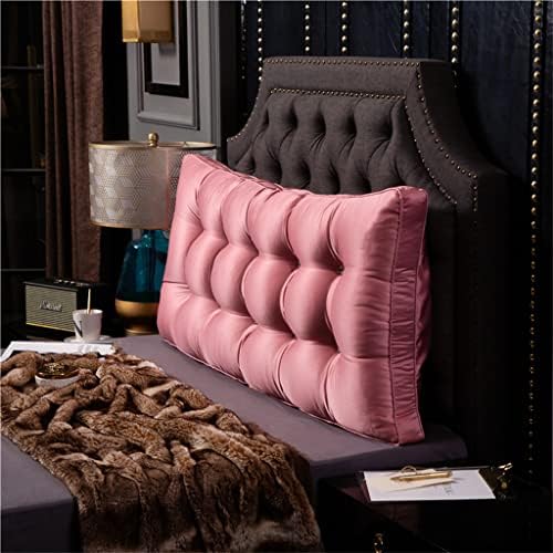 ZZYK King Size Rectangular Headboard Pillow with Removable Cover Red 23660cm