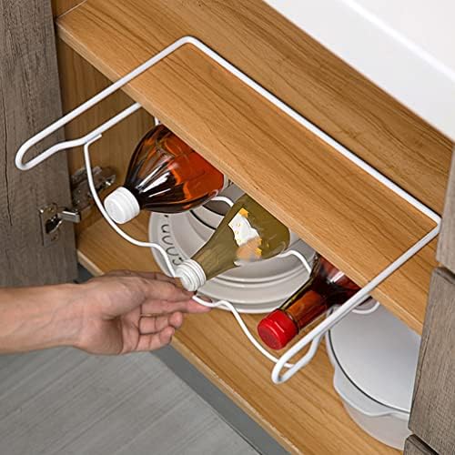 Cabilock Iron Craft Beer Wine Bottle Rack Slim Fridge Organizer