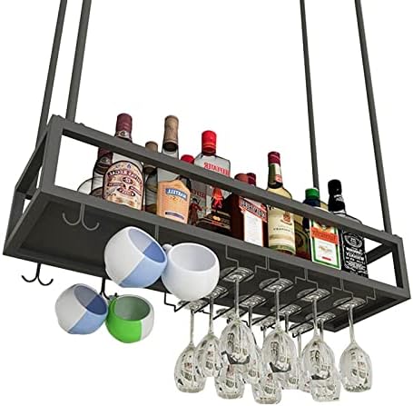 Wine Glass Rack with Adjustable Holder for Cabinet Bar and Kitchen