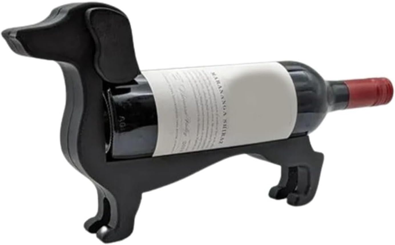 Dachshund Wine Bottle Holder Bar Decor Stand
