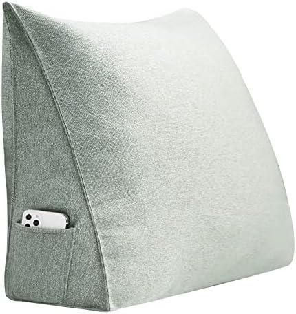 VERCART Triangular Bed Wedge Pillow with Removable Cover