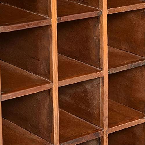 Wooden Wine Rack with 2 Drawers for 16 Bottles 1