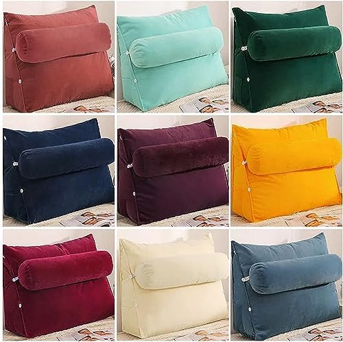 ZSPINJIA Wedge Pillow Triangle Reading Cushion for Back Support