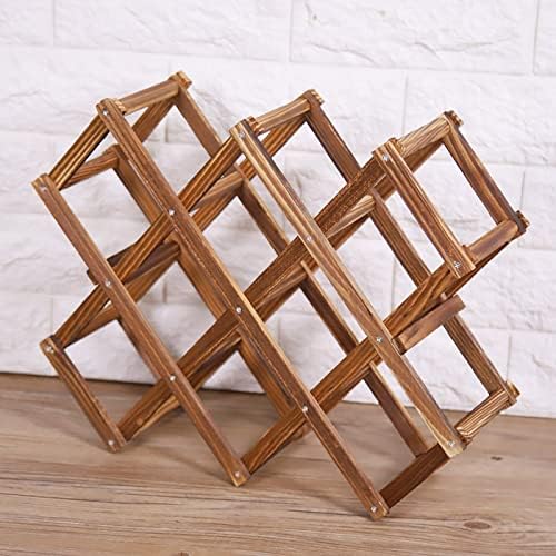 Yosoo Freestanding 3-Tier Wine Rack with Collapsible Accordion Design