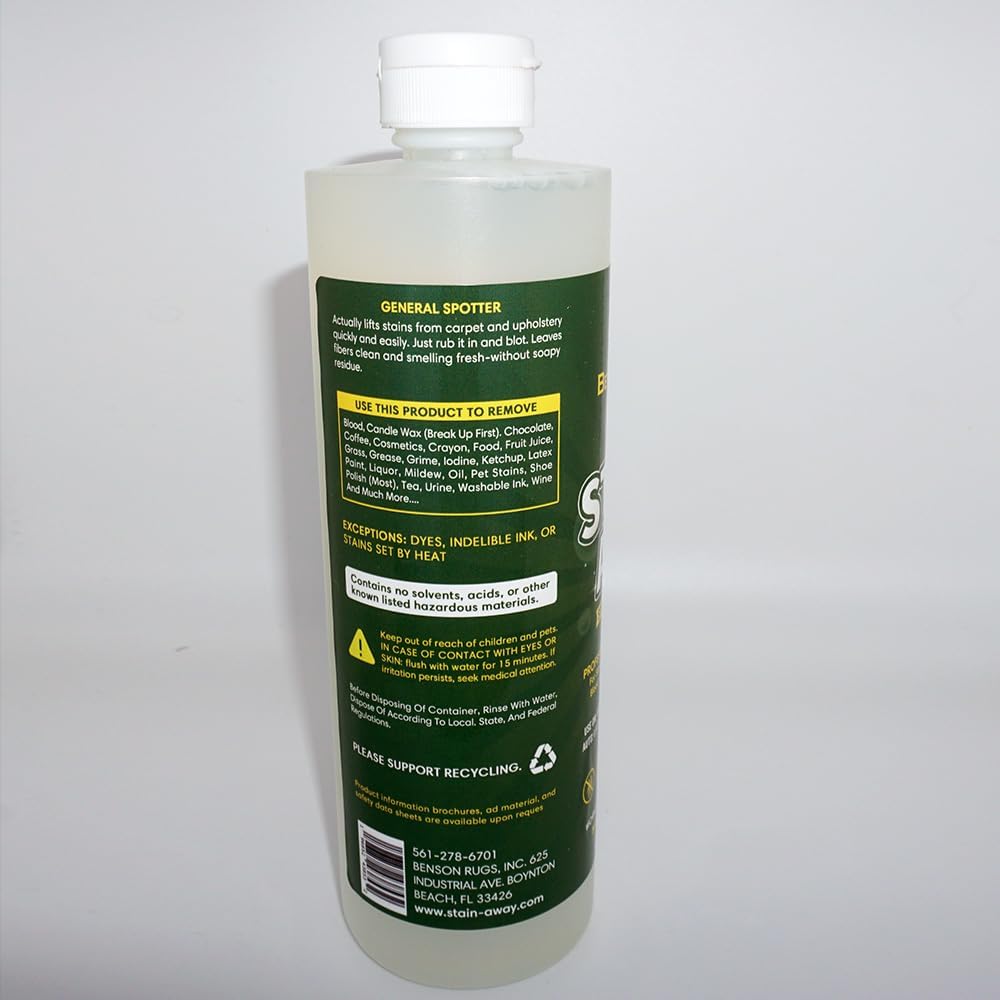 Stain-Away Rug Carpet Upholstery Stain Remover 16 Fl Oz 1